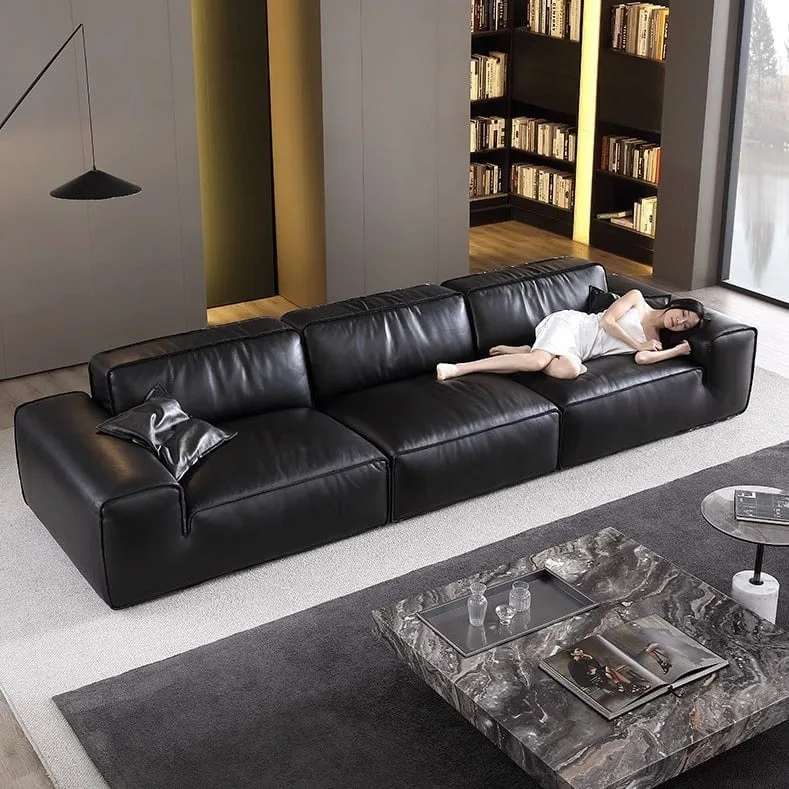 ghế sofa da bò sang trọng