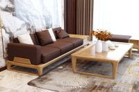 Ghế sofa gỗ sồi SG01