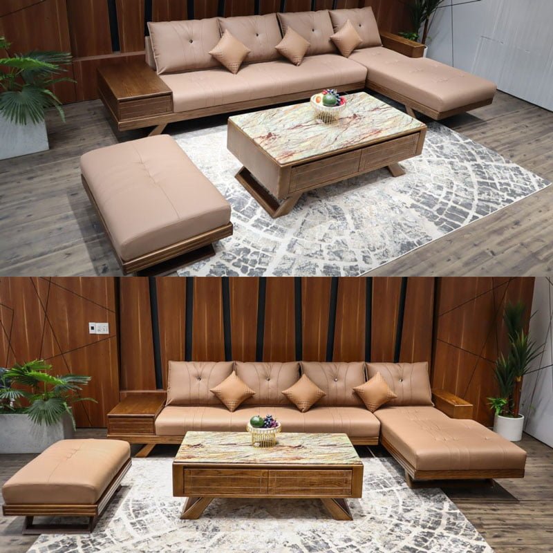 Bộ bàn ghế sofa gỗ SG13