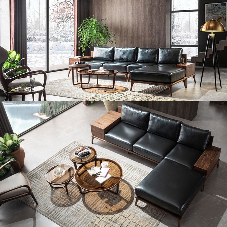 Bộ bàn ghế sofa gỗ óc chó