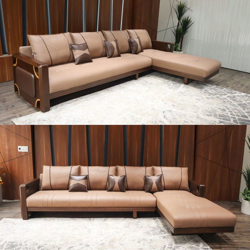 Bộ ghế sofa gỗ SG07