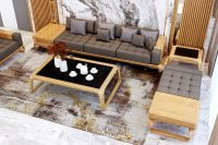 Bộ sofa gỗ sồi SG03