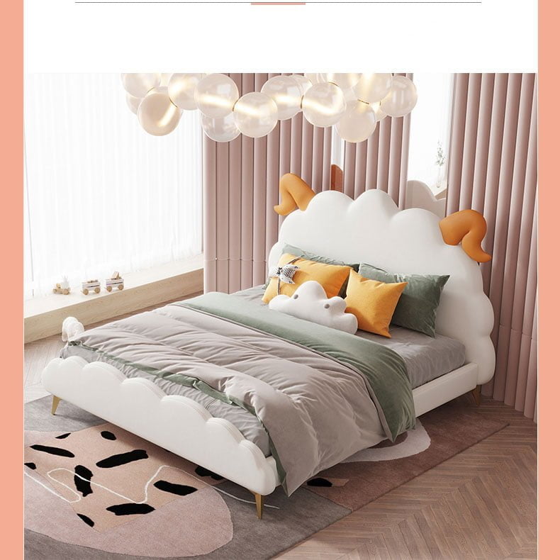 Giường trẻ em GT23 hình chú cừu dễ thương 1 giuong tre em gt 23