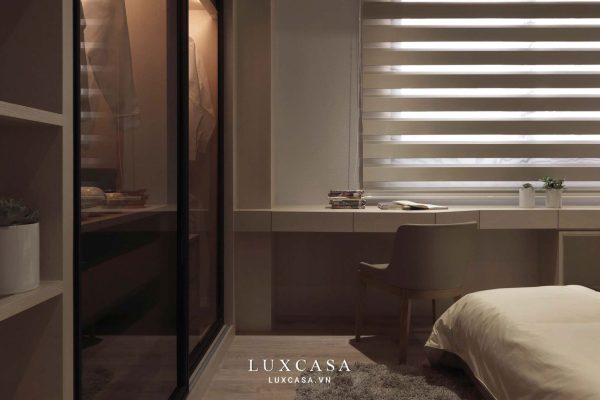 Góc bàn làm việc chung cư cao cấp