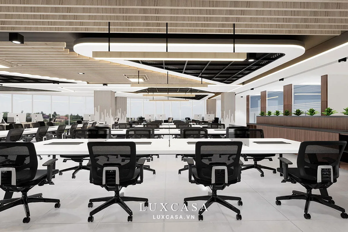 Thiết kế văn phòng không gian mở