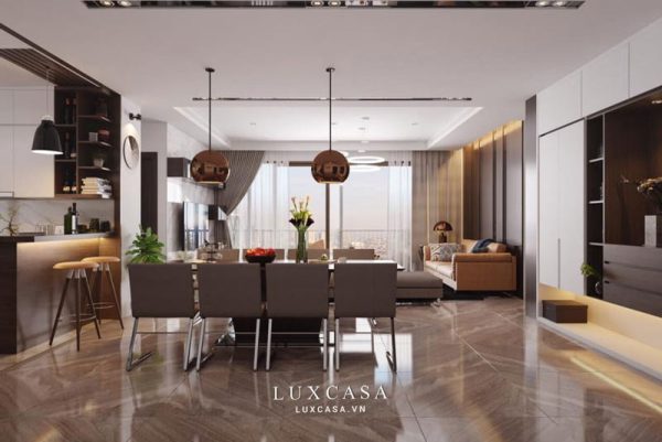 Thiết kế nội thất chung cư NCC85