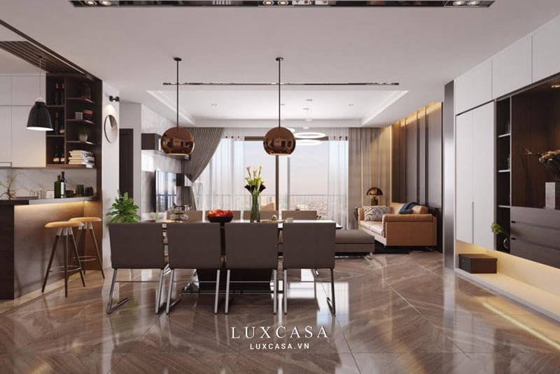 Thiết kế nội thất chung cư NCC85