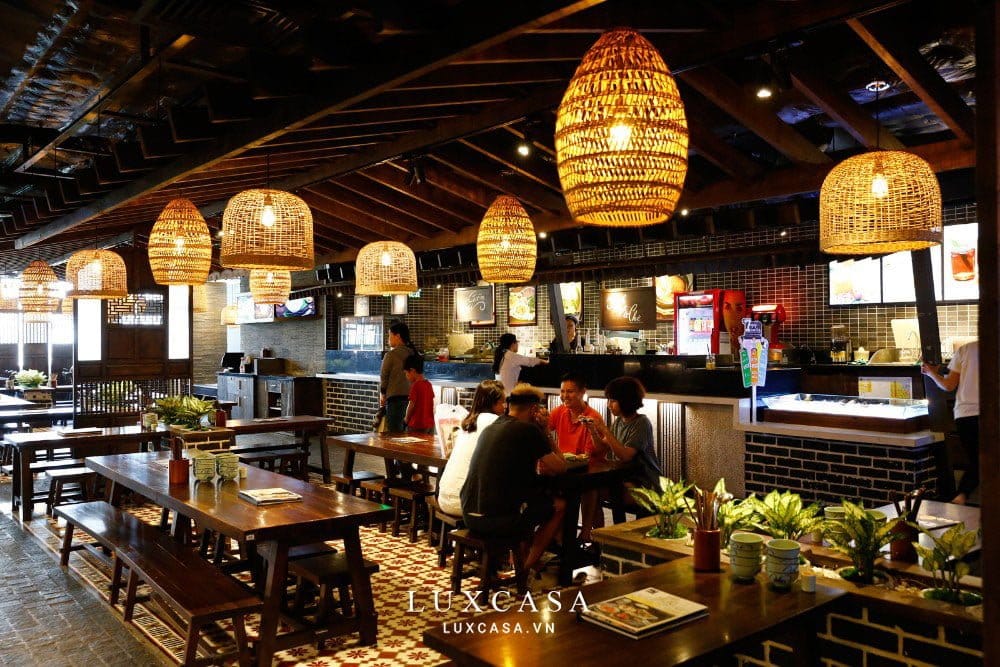 Thiết kế nội thất nhà hàng Vua chả cá