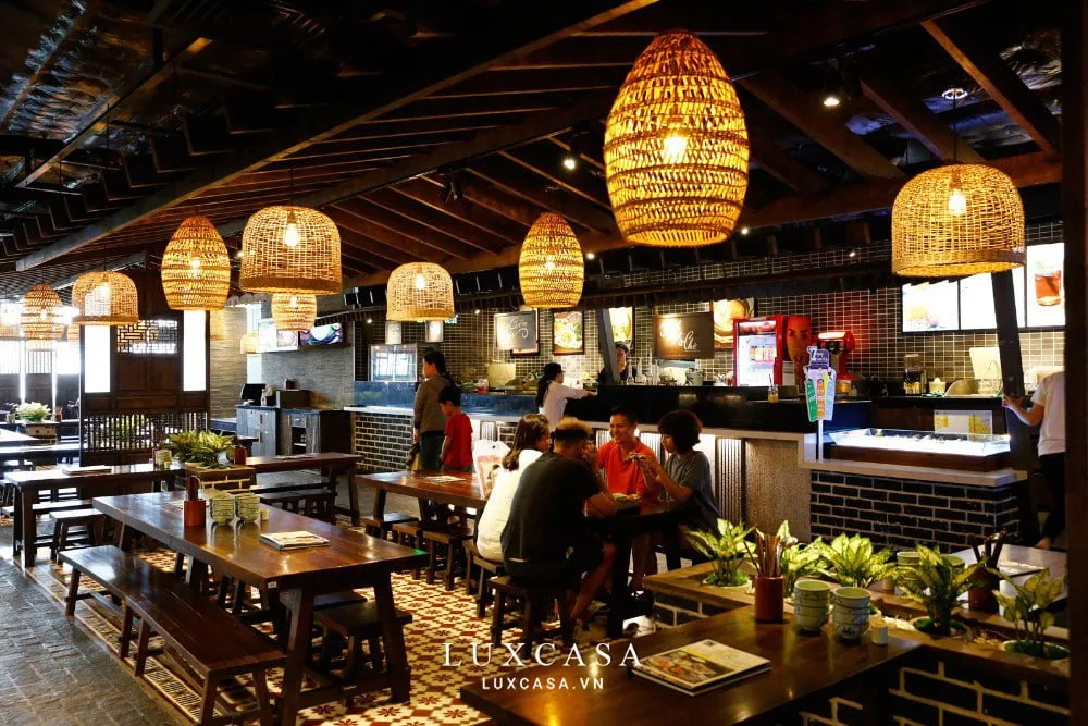 Thiết kế nội thất nhà hàng Vua chả cá