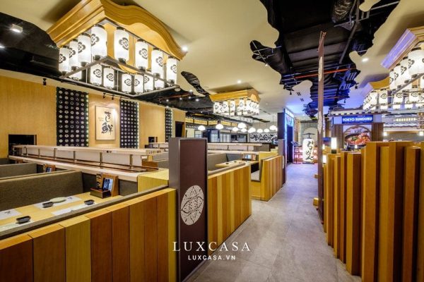 Thiết kế nội thất nhà hàng phong cách trung hoa