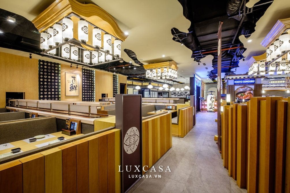 Thiết kế nội thất nhà hàng phong cách trung hoa