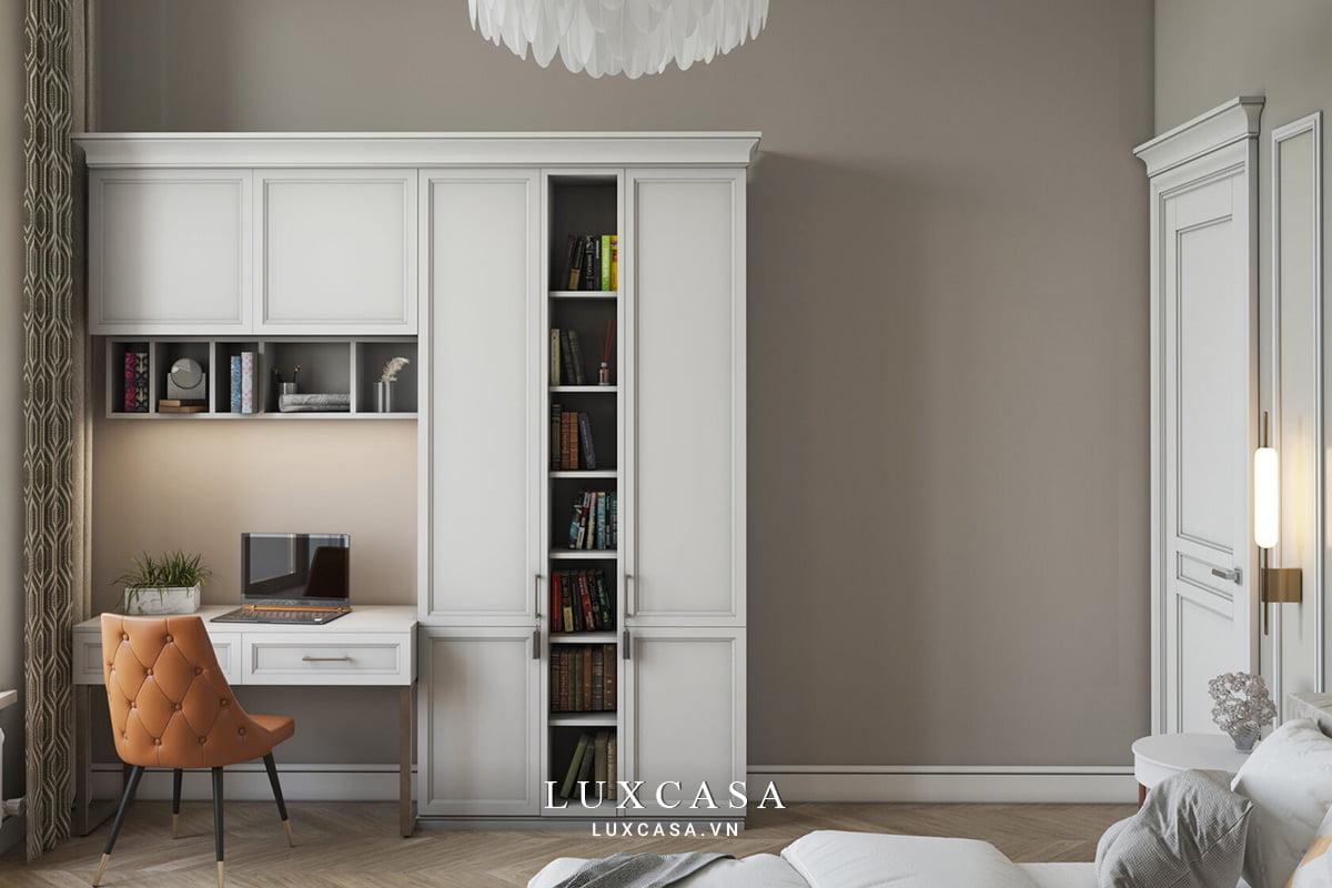 Dự án chung cư hiện đại NCC90 3 khong gian phong lam viec duoc sap xep ngan nap khoa hoc