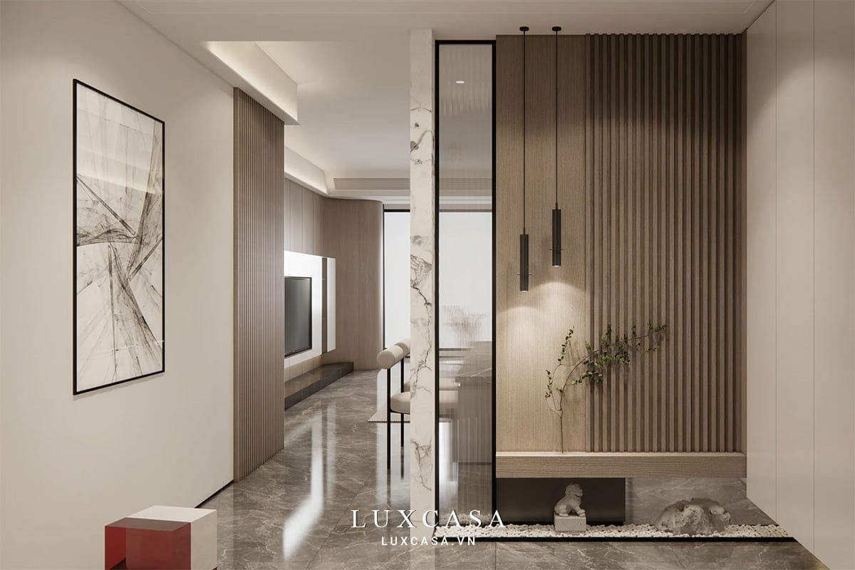 Mẫu thiết kế nội thất chung cư tối giản sang trọng NCC76 18 Thiết kế nội thất chung cư tối giản