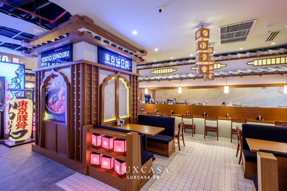 Thiết kế nội thất nhà hàng phong cách trung hoa