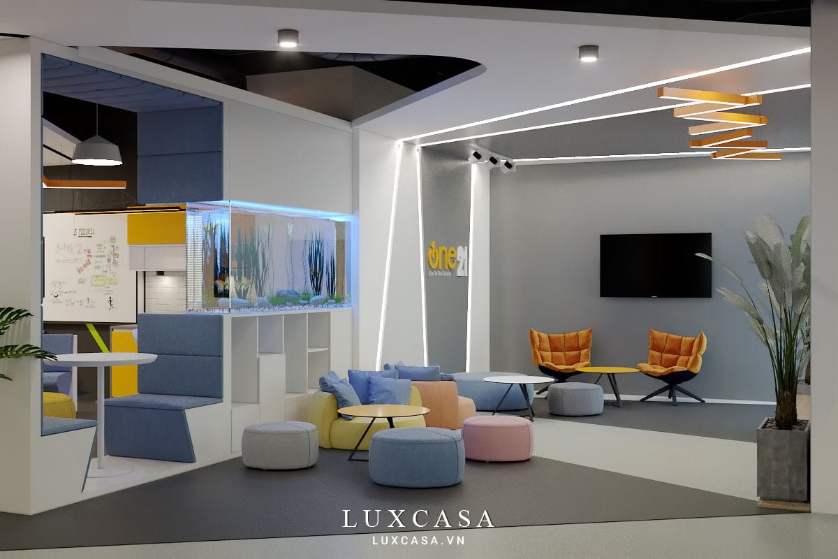 Khu vực thư giãn văn phòng công ty One21