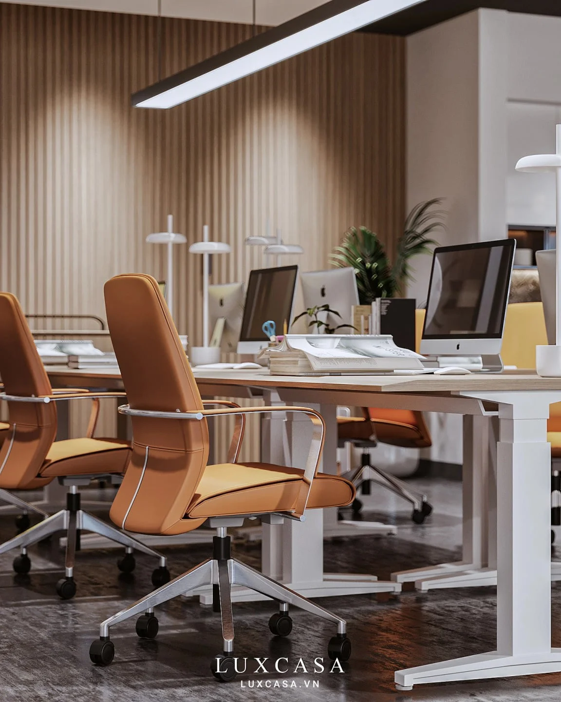 Làm việc thoải mái hiệu quả với đồ nội thất công thái học