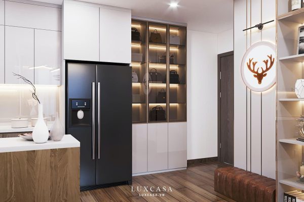 Lối vào chung cư 65m2