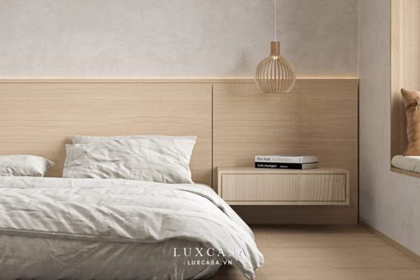 Một góc phòng ngủ chung cư phong cách Nhật