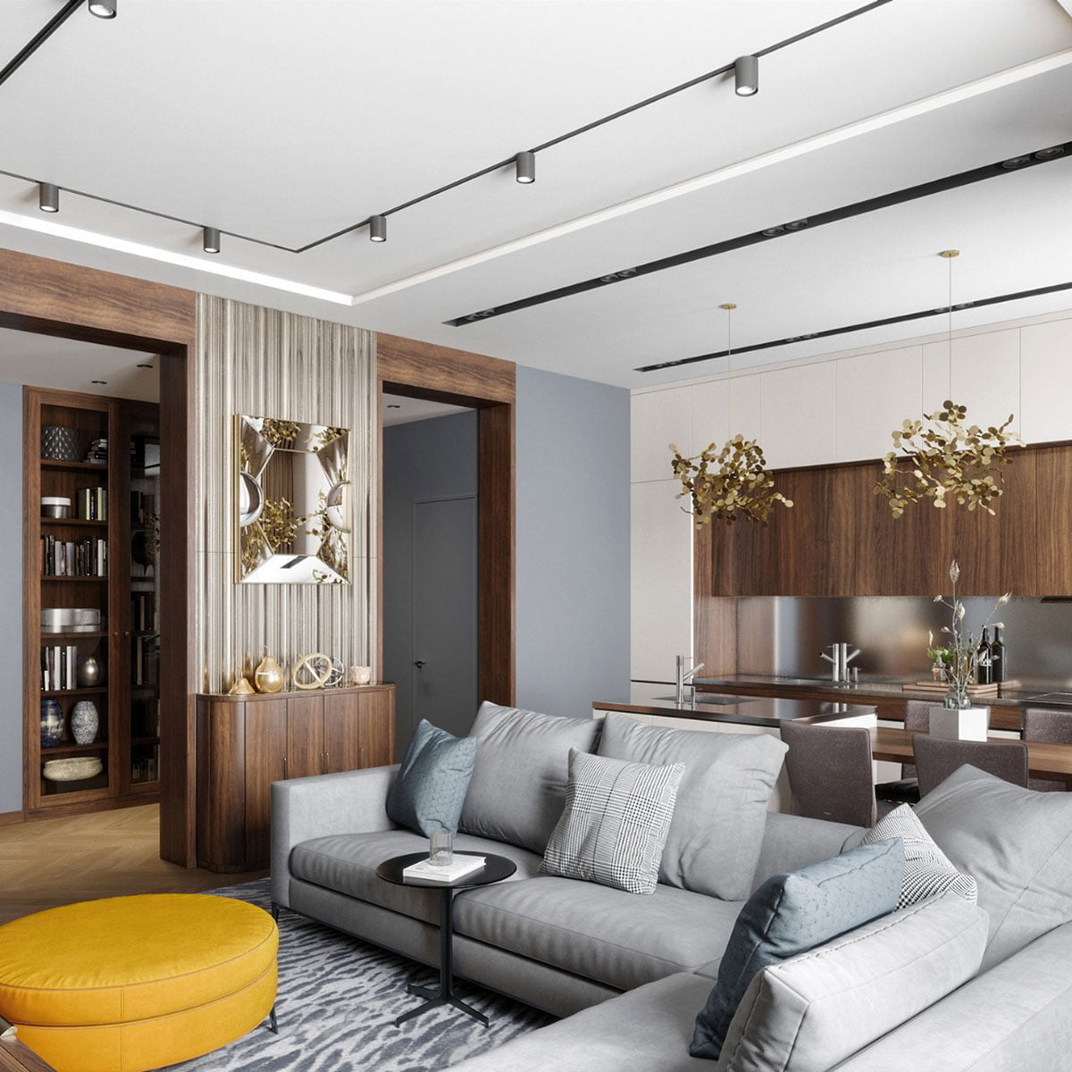 Nội thất chung cư không gian mở