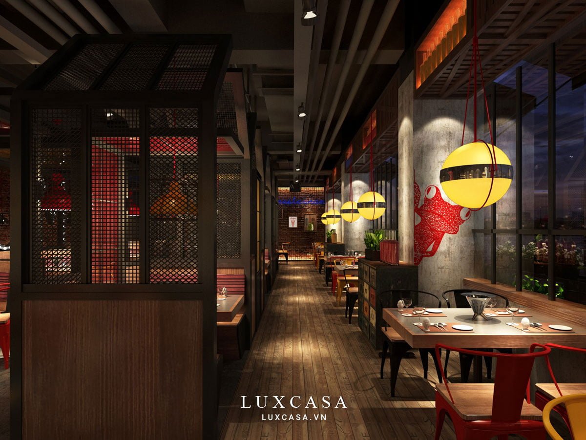 Thiết kế nội thất nhà hàng