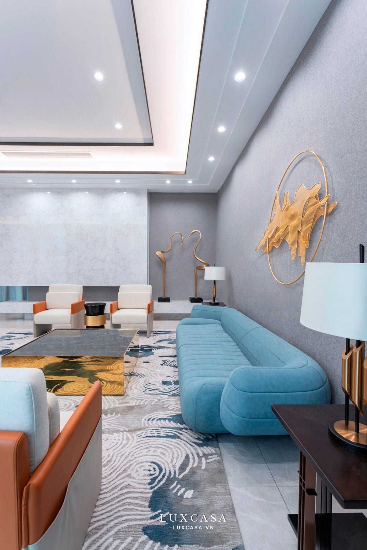 Một góc không gian tiếp khách 