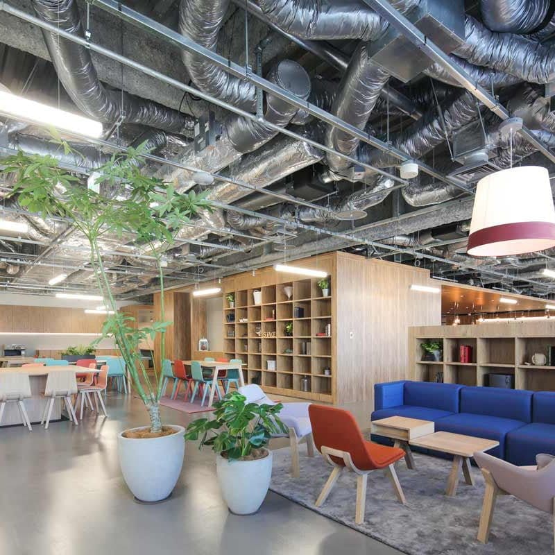 Thiết kế nội thất văn phòng SPACES không gian xanh 1 Thiết kế nội thất không gian xanh