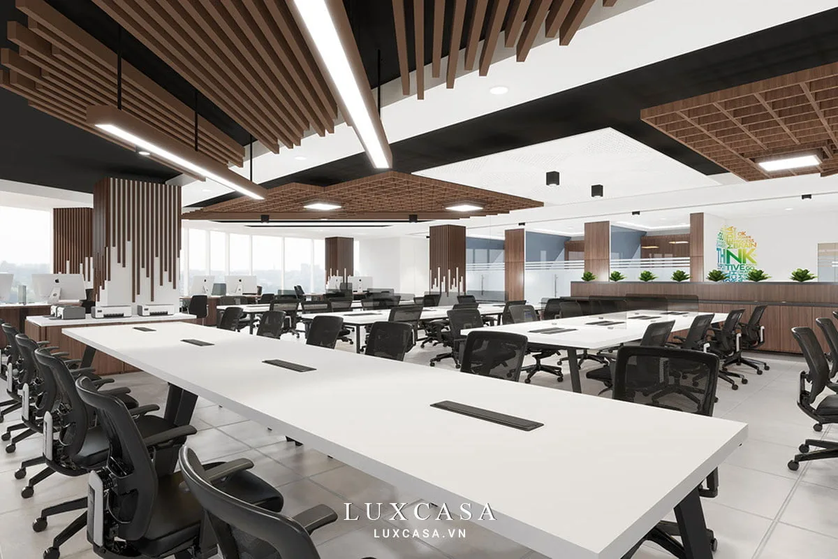 Thiết kế văn phòng không gian mở