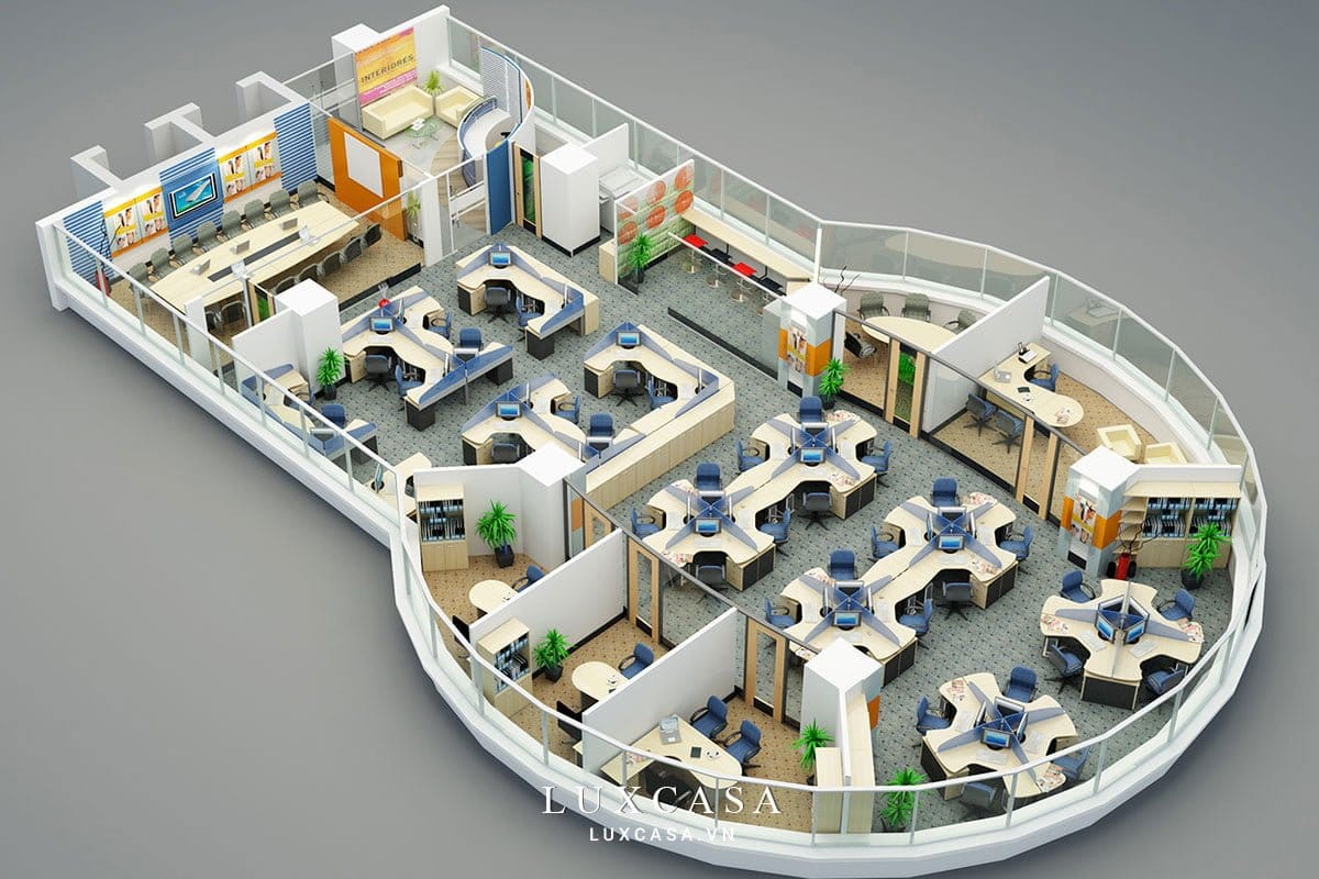 Thiết kế nội thất văn phòng công ty