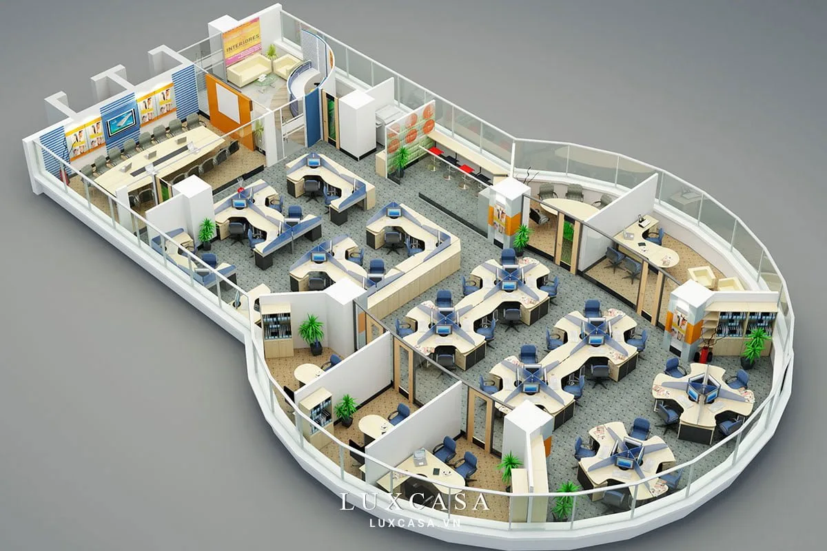 Thiết kế nội thất văn phòng công ty