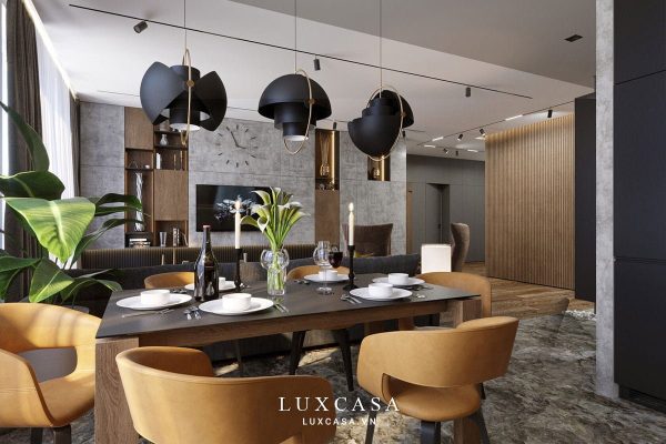 Thiết kế nội thất chung cư phong cách đương đại