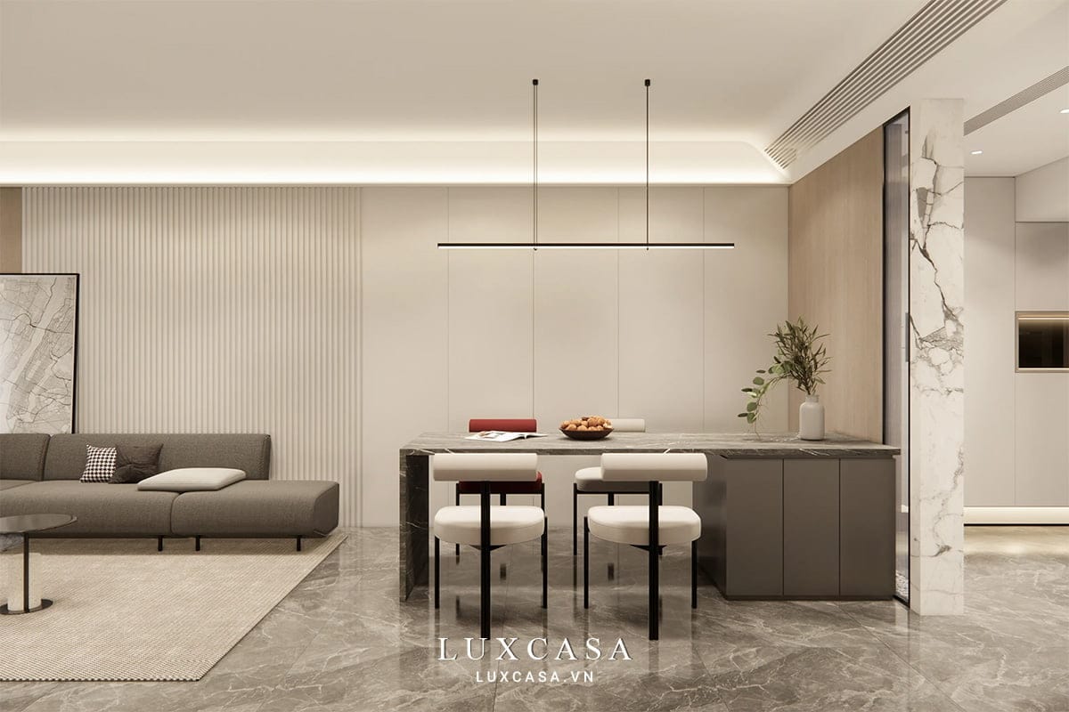 Thiết kế nội thất chung cư tối giản