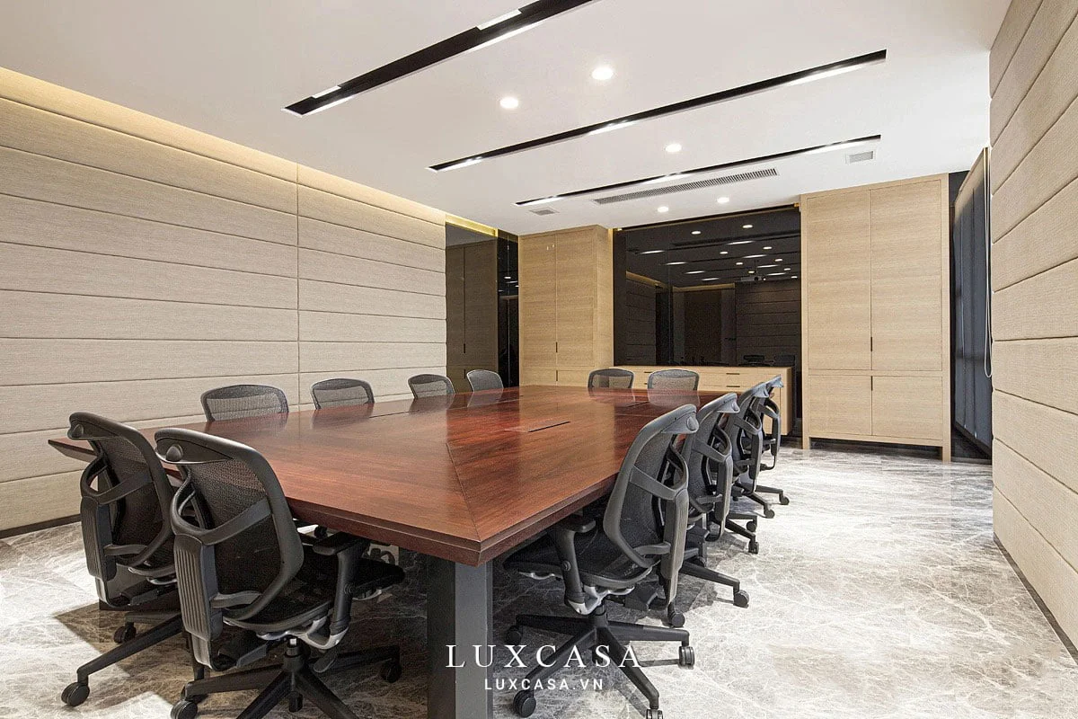 Thiết kế nội thất văn phòng phong cách tối giản