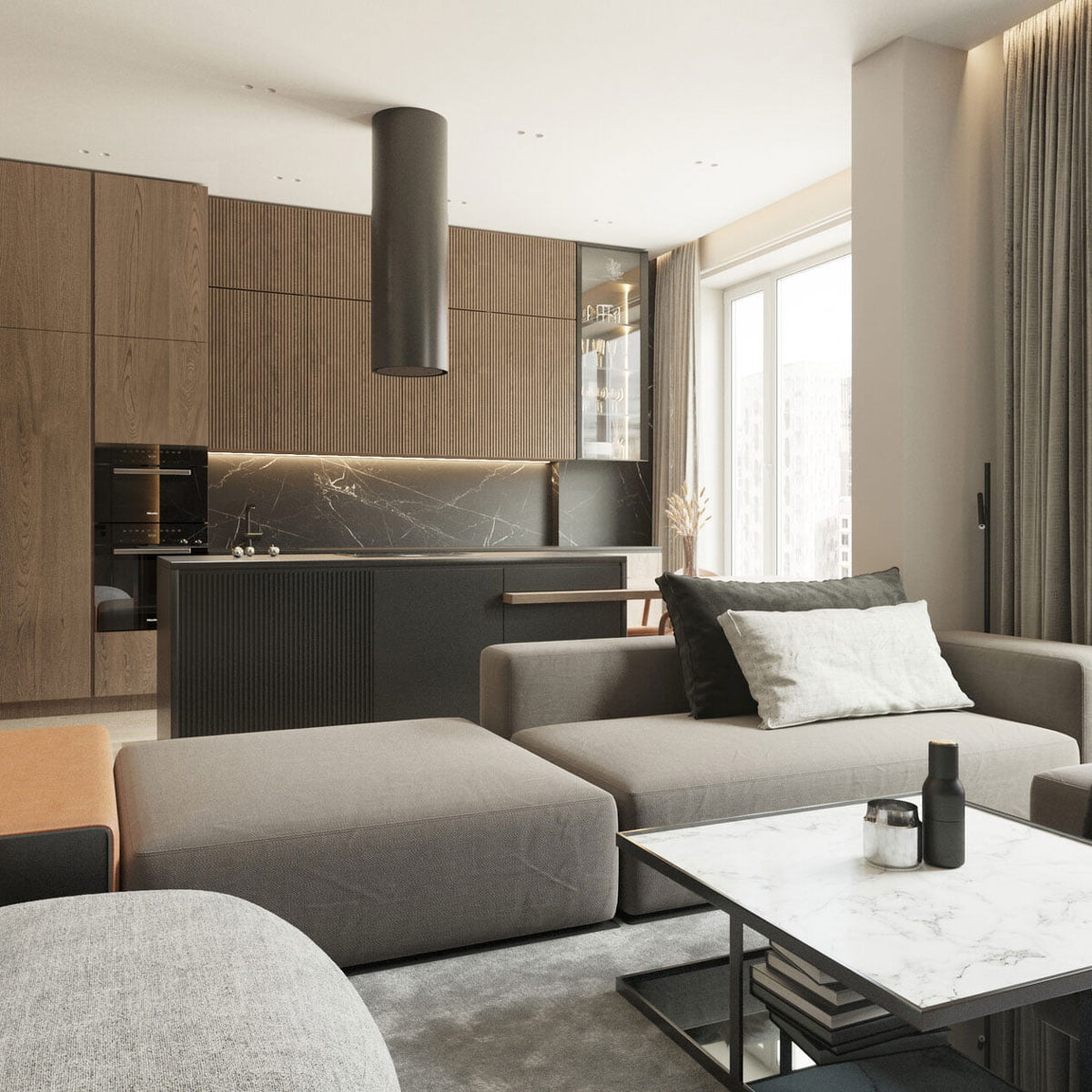 Thiết kế nội thất chung cư phong cách tối giản