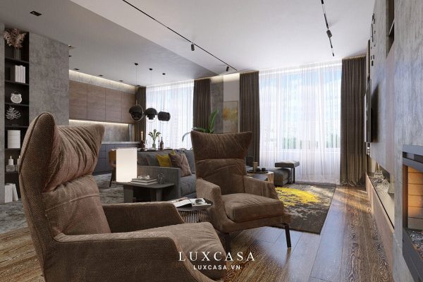 Thiết kế nội thất chung cư phong cách đương đại