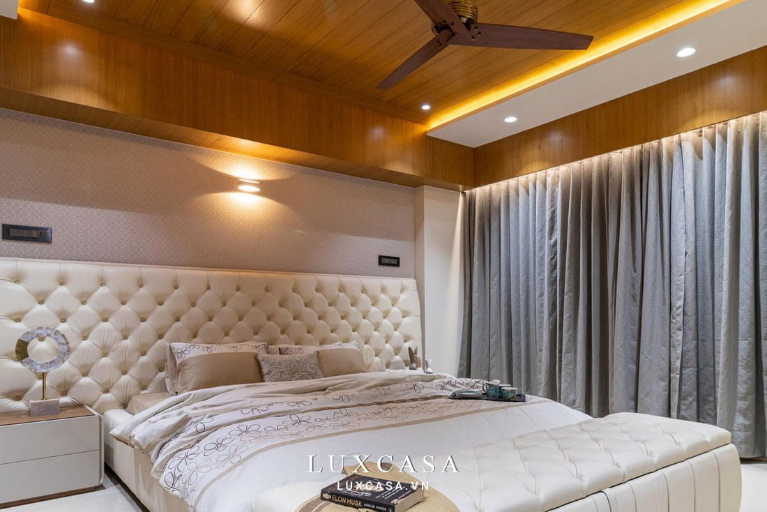 Phòng ngủ thứ 2 chung cư gỗ