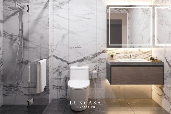 Phòng tắm chung cư 2pn hiện đại 70m2