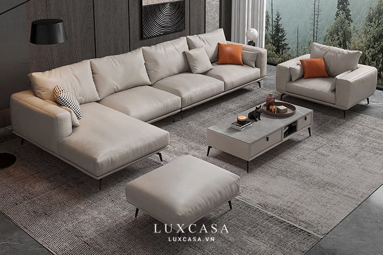 ghế sofa bọc da SD607
