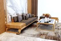 Bộ sofa gỗ sồi SG03
