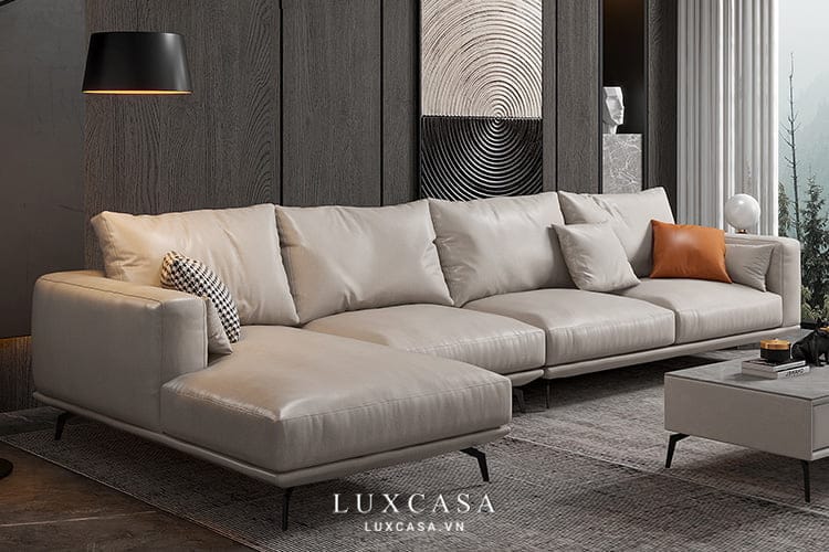 ghế sofa bọc da SD607
