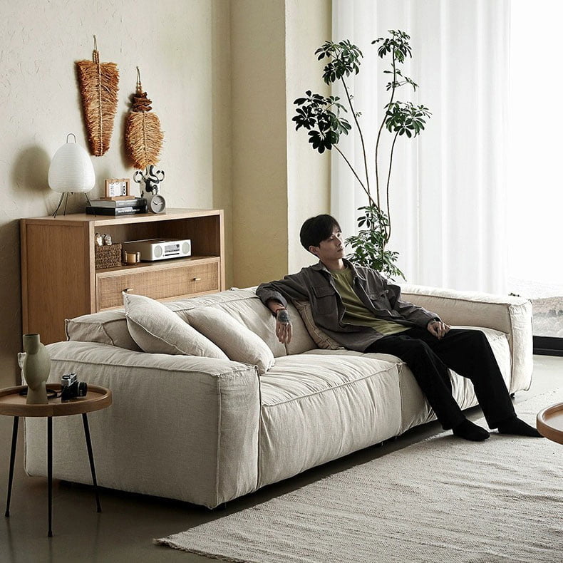 sofa vải nỉ SN06 