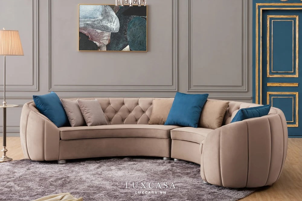 sofa nỉ phòng khách
