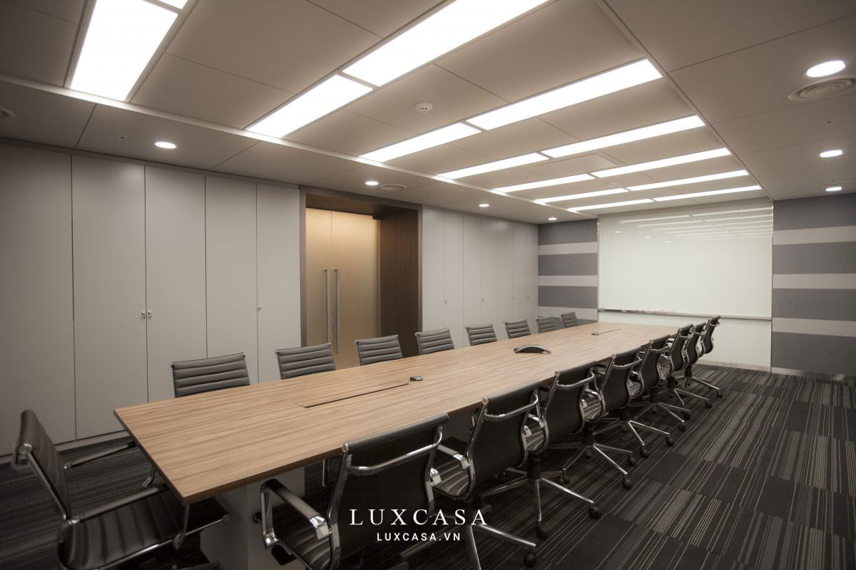 Thi công nội thất phòng họp hiện đại