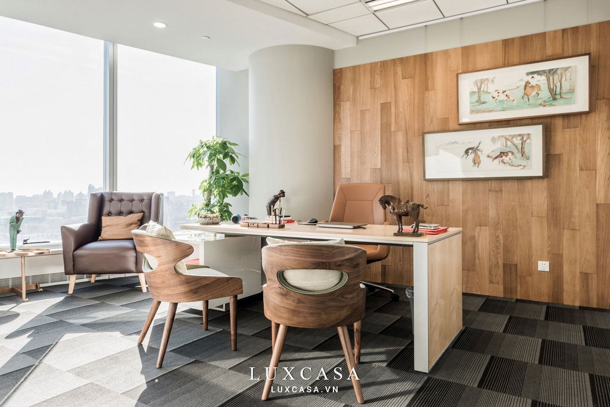 thi cong phong giam doc 30m2