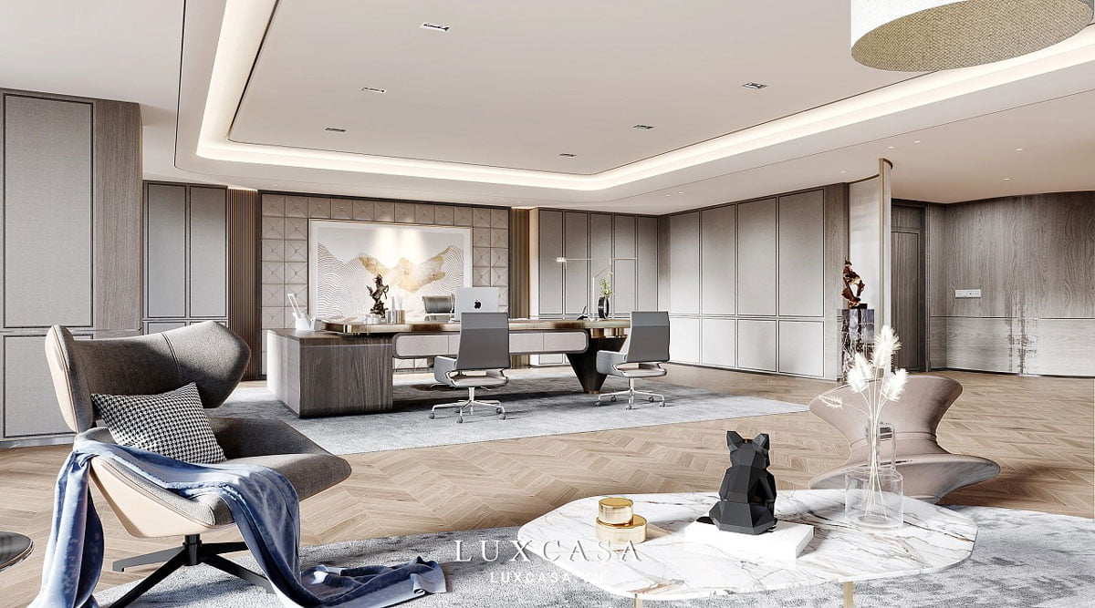 thi cong phong giam doc hien dai