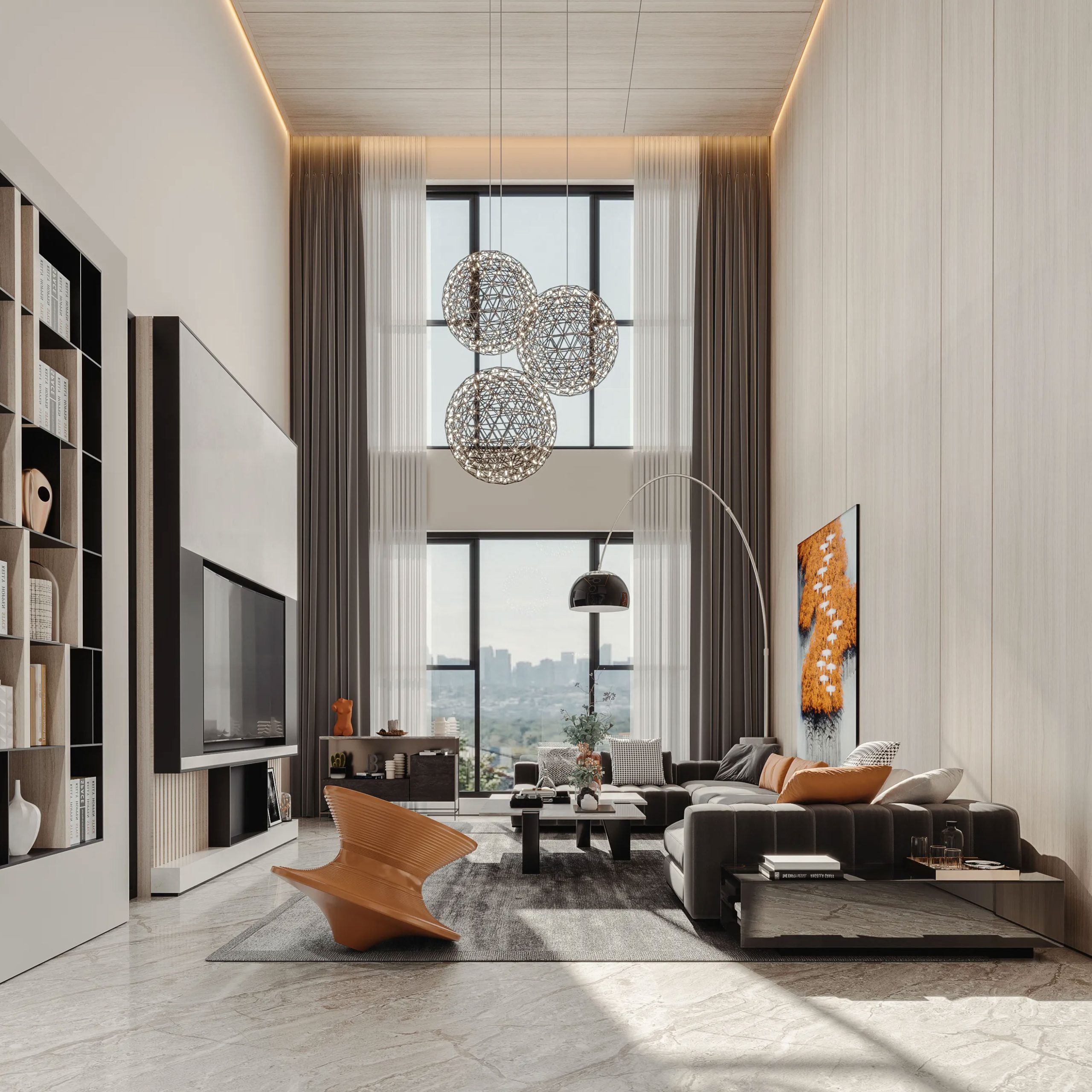 Thiết kế căn hộ penhouse NCC74