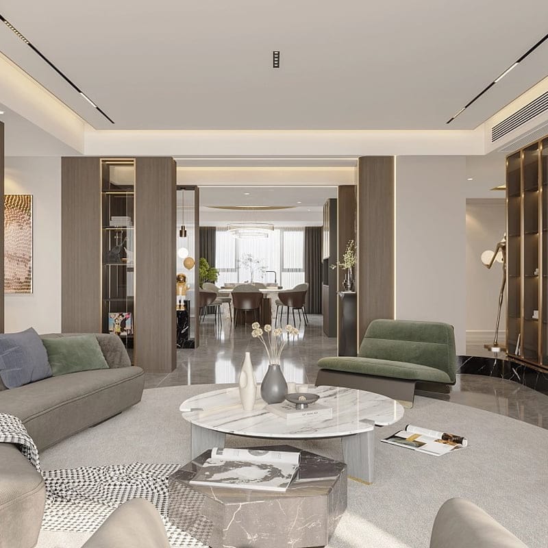 Ý tưởng thiết kế nội thất chung cư cao cấp sang trọng NCC79 1 Thiết kế chung cư cao cấp NCC79