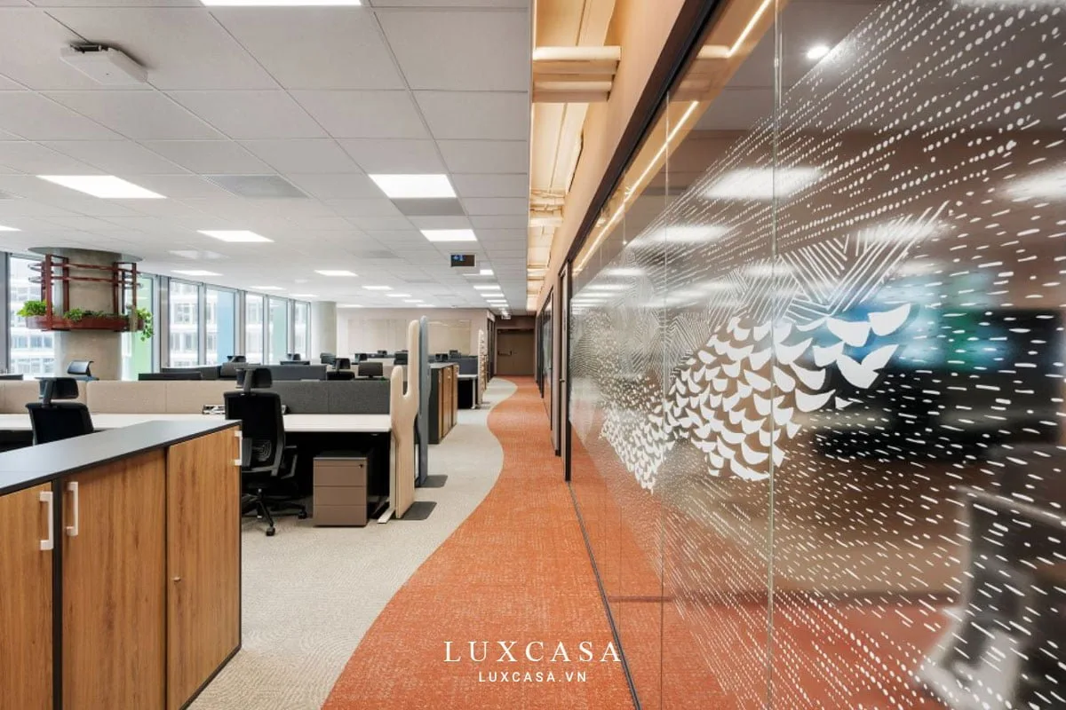 Thiết kế văn phòng không gian mở