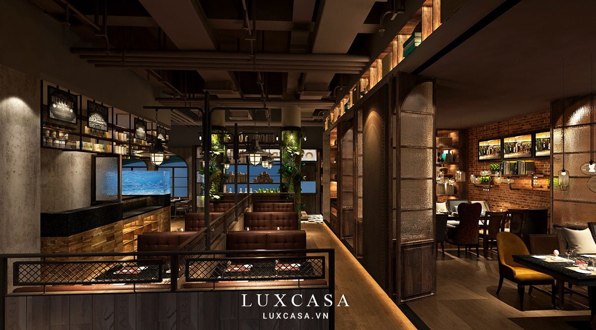 Thiết kế nội thất nhà hàng