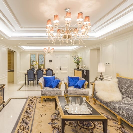 Thiết kế chung cư tân cổ điển nhà chú Thái