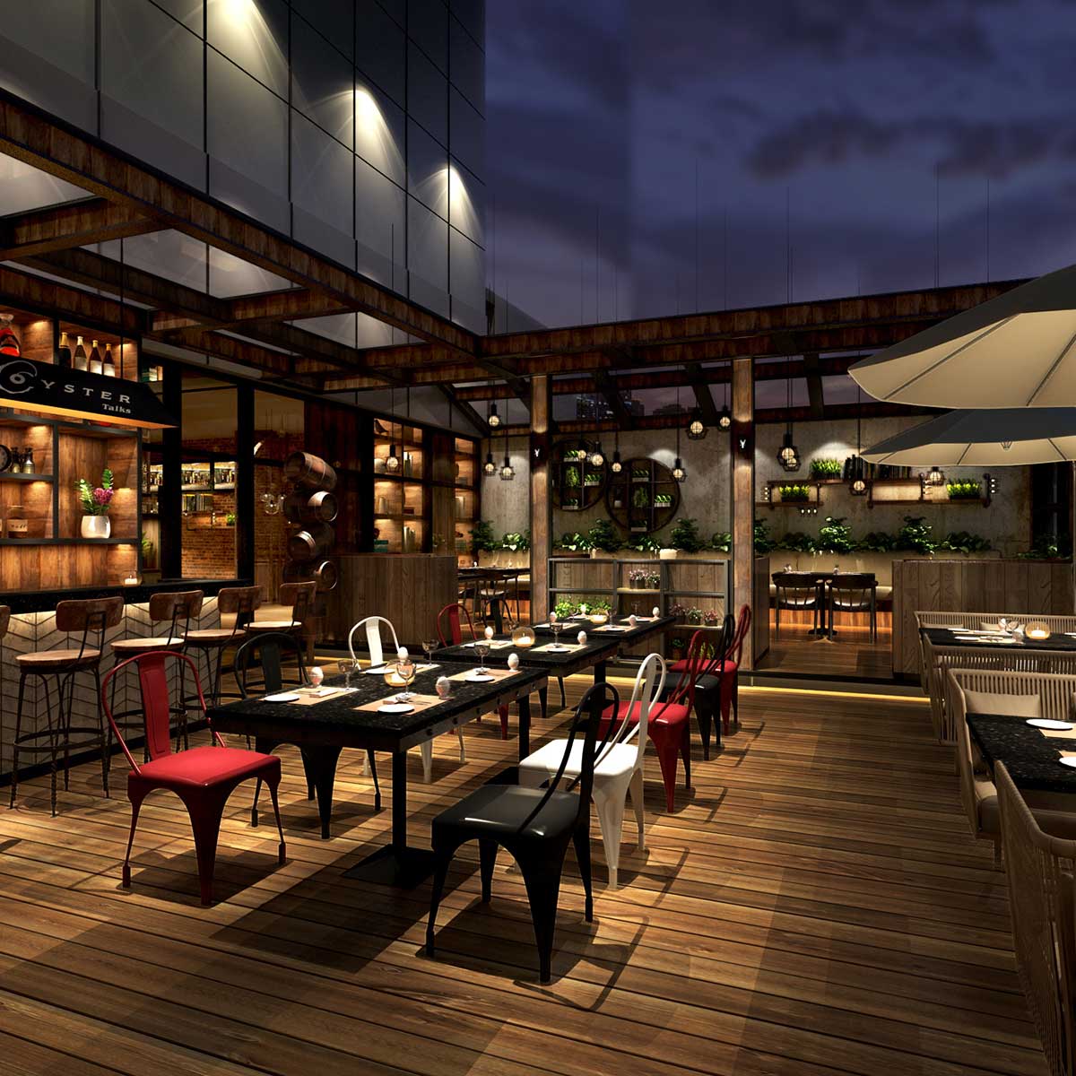 Thiết kế nội thất nhà hàng lẩu nướng hàn quốc